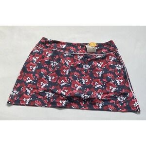 PUMA Womens Blake Borrego Knit  Skirt  Golf Deep Navy Salmon Size XXL